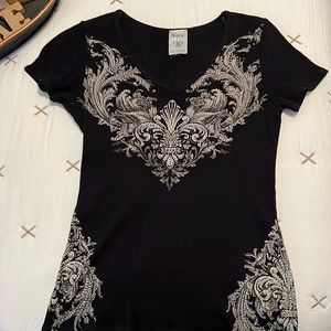 Women’s Bling Short Sleep Top